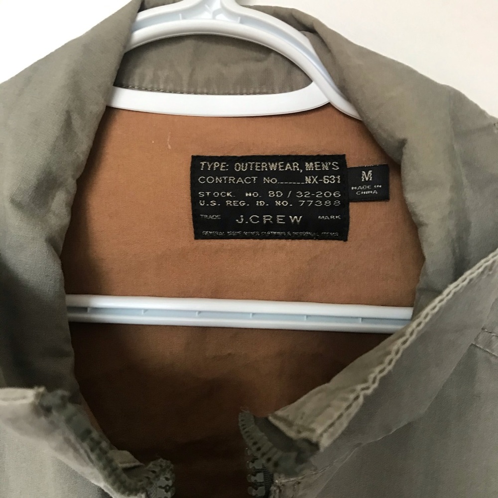 J Crew - Army Green Field Jacket - Picture 2 of 2